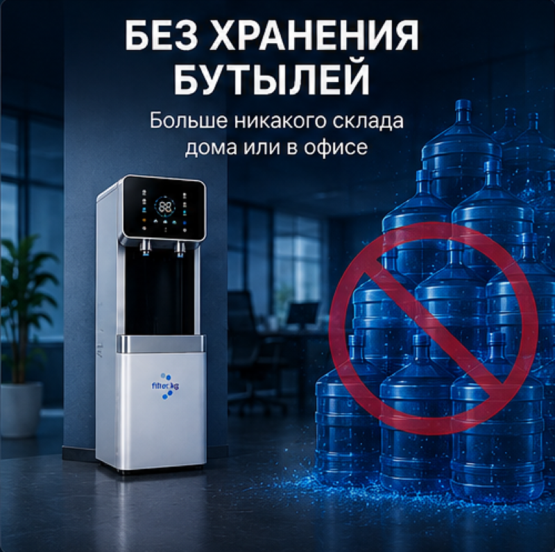 Без хранения бутылей — больше никакого склада дома или в офисе