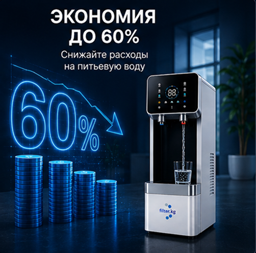Экономия до 60% на питьевой воде
